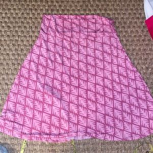 Lularoe MIDI Skirt pink size 2XL